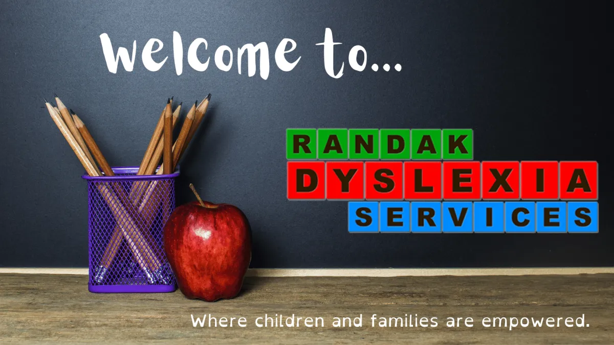 Log for Randak Dyslexia Services with mission statement - Where children and families are empowered.